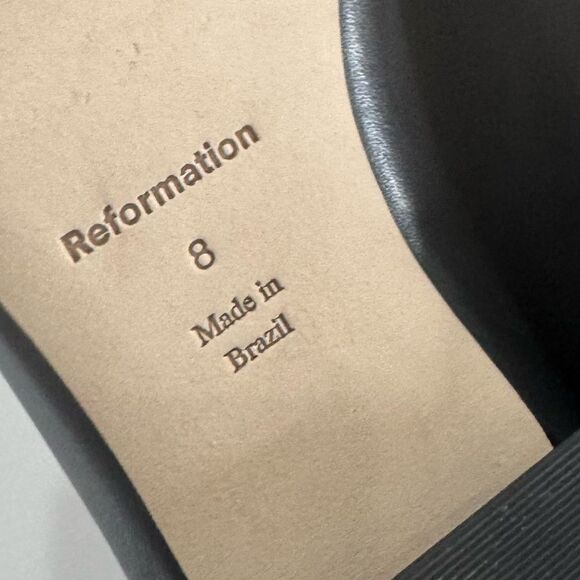 Reformation Tristan Black leather Loafer - Picture 12 of 12